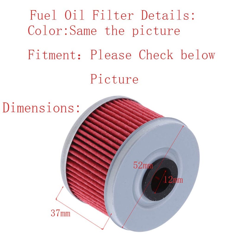 BOOTOP PIN TRX350 Air Filter Compatible for Honda Rancher TRX350FE TRX350FM TRX350TE TRX350TM 2000 2001 2002 2003 2004 2005 2006 Replace 17254-HN5-670 with Oil Filter Spark Plug - Image 4